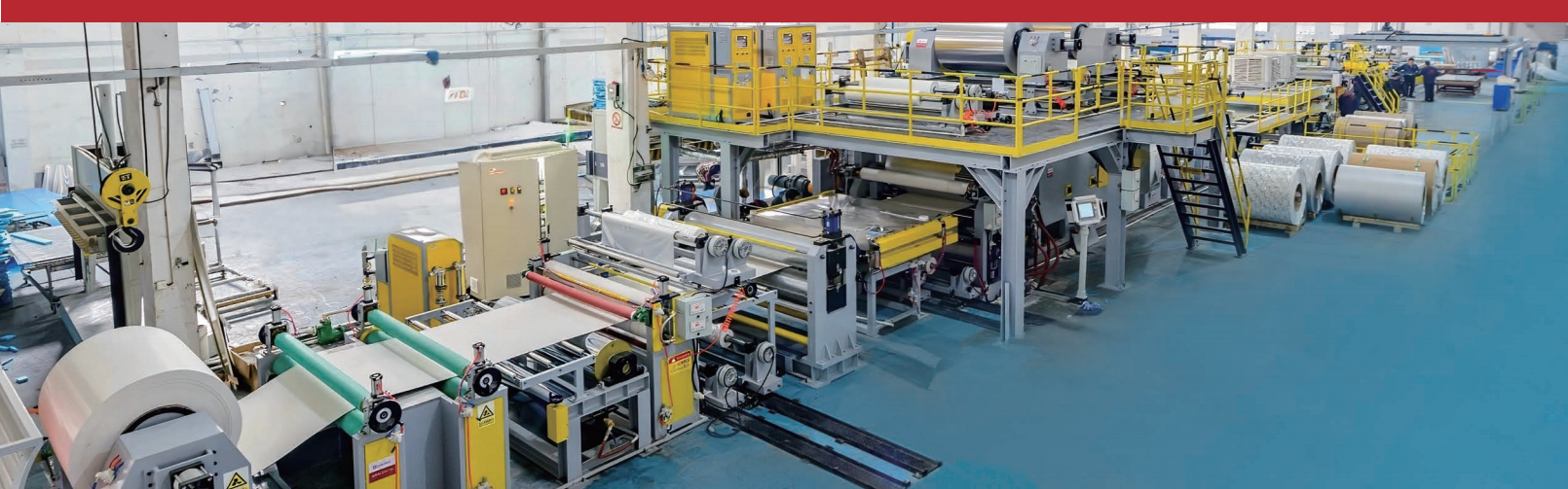 3D-produktionslinje för kompositpaneler med aluminiumkärna