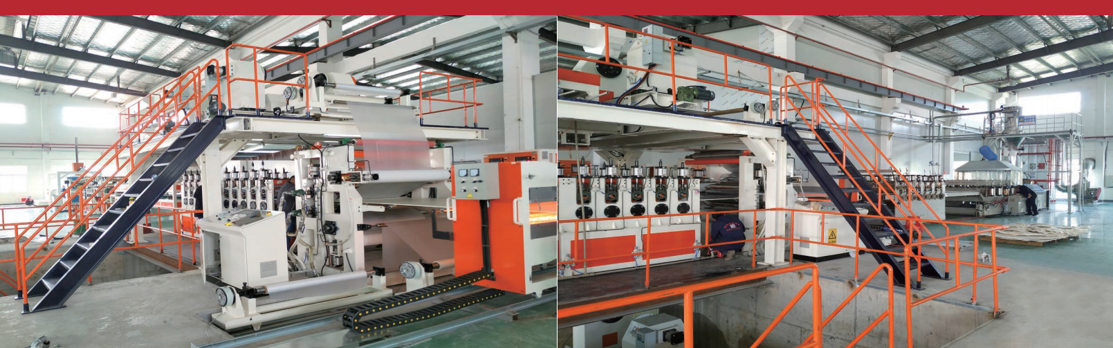 Produktionslinje för PVC-form av kompositpaneler