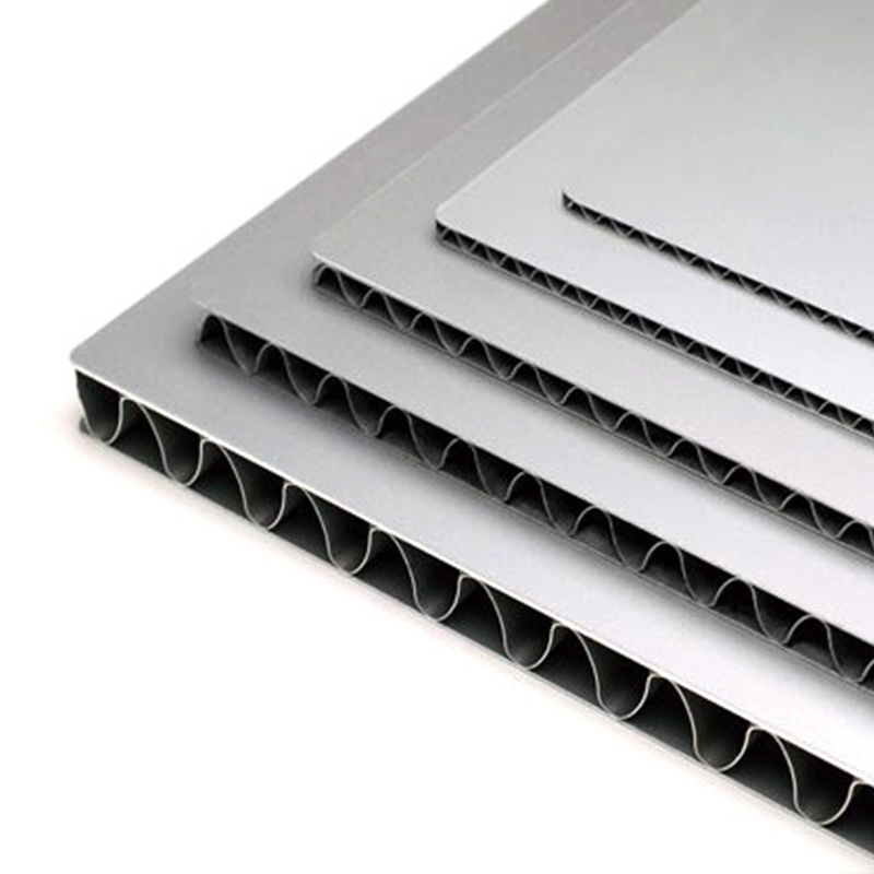 Korrugerad aluminiumpanel